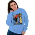 thumbnail image 4 of Flash Gordon Vintage Comic Strips Unisex Plus Size Sweatshirt Brisco Brands 4X, 4 of 6