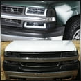 thumbnail image 4 of AJP Distributors LED DRL Chrome Housing Smoke Lens Clear Reflector Headlights Pair Bumper Signal Lamps Compatible/Replacement For Chevy Silverado Suburban Tahoe 1999 2000 2001 2002 2003 2004 2005 2006, 4 of 10
