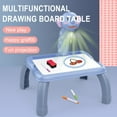 thumbnail image 6 of Blue Children Projection Drawing Toy Set Elephant Table With 24 Patterns Art Painter, 6 of 8