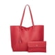 thumbnail image 1 of Bolso de hombro tipo tote de piel sintética para mujer, bolso de mano con borlas de gran capacidad., 1 of 6