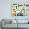 thumbnail image 3 of Trademark Fine Art 'Global Travel V' Canvas Art by Farida Zaman, 3 of 3