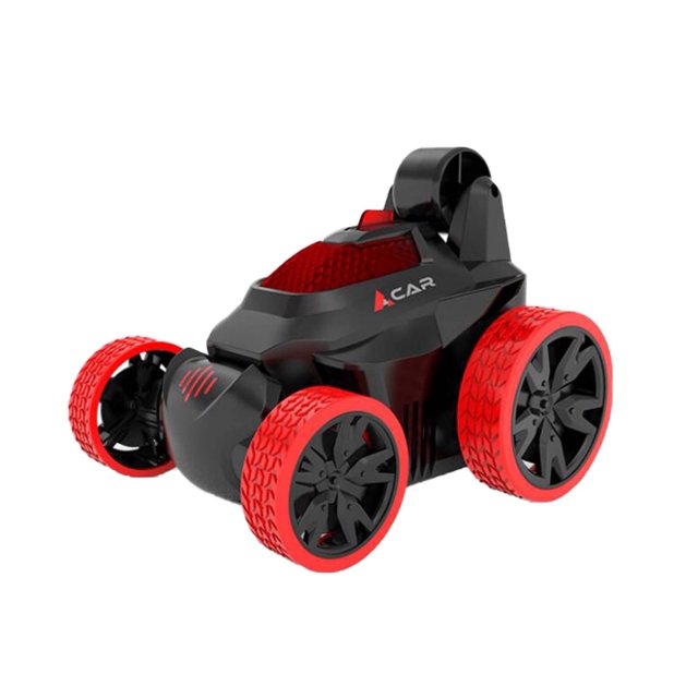 Juguete Control remoto inalámbrico Roll Stunt Car Dump Truck Boy Niños Juguete eléctrico AMMAO MXZZ23418A6209
