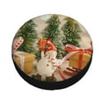 thumbnail image 3 of Balery Holiday Christmas Starstire Cover Waterproof Dust-Proof, Universal Spare Wheel Tire Cover For Trailer, Rv, Suv Truck And Vehicle Camper Accessories-16 Inch, 3 of 9