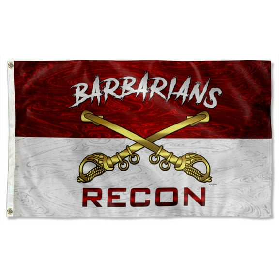 Cayyon Cavalry Barbarians Recon Flag 3x5Feet Military Banner with 2 Brass Grommets