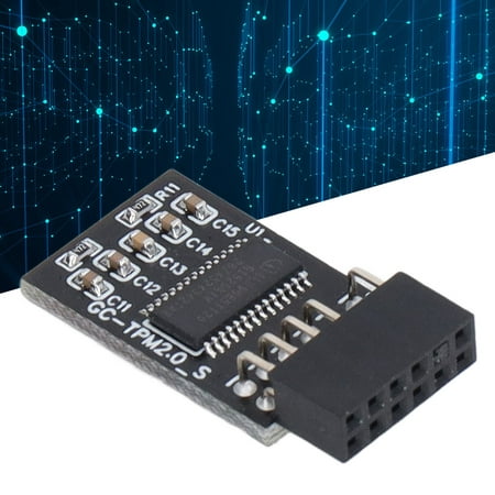 

Octpeak Remote Card Security Module TPM 2.0 Module LPC SPI 12Pin Remote Card Encryption Security Board Accessory For GIGABYTE LPC TPM Module