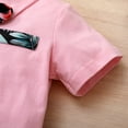 thumbnail image 6 of 5T Kids Boy Clothes Little Boy 2PCS Outfits Short Sleeve Lapel Shirt Tops Floral Shorts Set 5-6 Years Summer Outfits Pink, 6 of 8