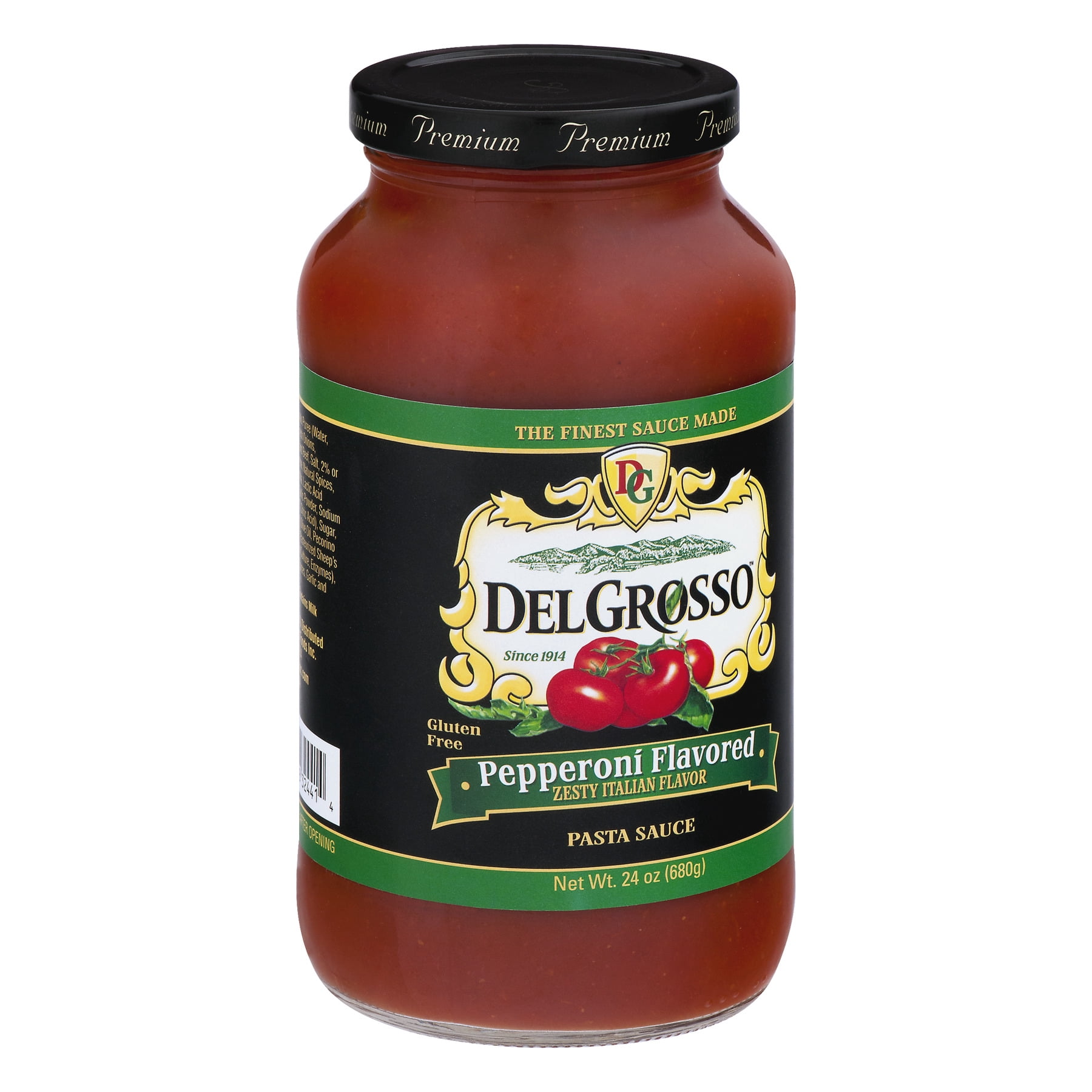 (12 pack) DelGrosso Pasta Sauce Pepperoni Flavored
