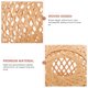 thumbnail image 5 of Lámpara colgante de bambú tejido con cubierta de bambú, estilo pastoral., 5 of 7