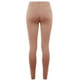 thumbnail image 3 of A2Y Women's Comfort Mordern Stretch Skinny Ponte Pants Pink 3XL, 3 of 7