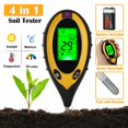 thumbnail image 3 of 4-in-1 Digital PH Soil Tester Lcd Display Water Moisture Temperature Sunlight Test Meter, 3 of 4