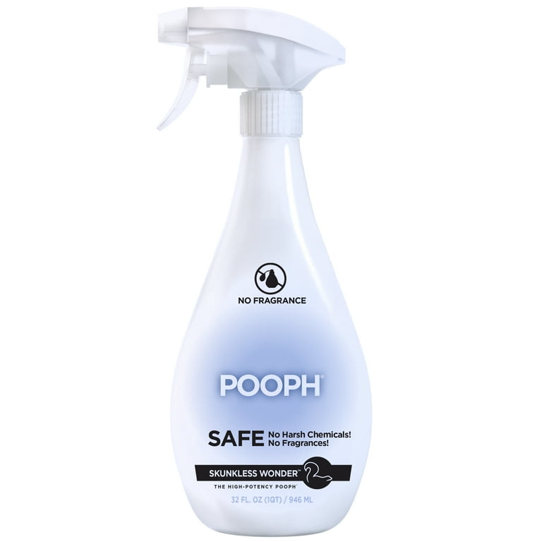 Pooph Skunkless Wonder Odor Eliminator 32oz Fragrance-Free Safe