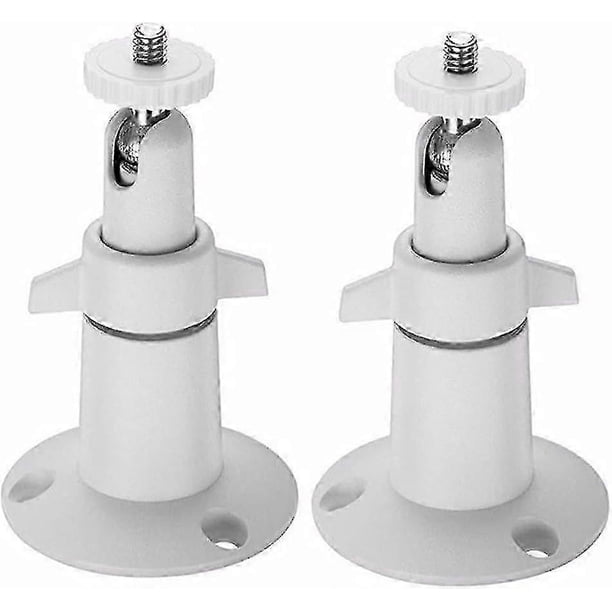 Soporte de pared para cámara de seguridad (2 unidades), ajustable para interior y exterior, compatible con Arlo Pro, Arlo Pro 2, Arlo Ultra y otros modelos compatibles (blanco)