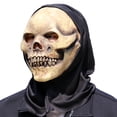 thumbnail image 2 of Máscara de Halloween, horror, calavera, cosplay, aterrador, casco de látex, 2 of 2