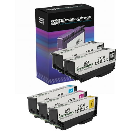 Speedy Inks Remanufactured Cartridge Replacement for 273XL High Yield (2 Black, 1 Cyan, 1 Magenta, 1 Yellow, 5-Pack)
