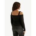 thumbnail image 2 of Justice Girl's Off the Shoulder Top, Sizes XS - XLP, 2 of 6