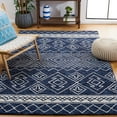 thumbnail image 2 of SAFAVIEH Metro Madrid Geometric Area Rug, Navy/Ivory, 4' x 6', 2 of 8