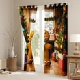 thumbnail image 3 of Castle Fairy Gingerbread Man Black Out Curtains for Teens,Christmas Tree Curtains Pack of 2 (42x63 Each),Festival Xmas Bedroom Curtains,Luxury Bedroom Decor, 3 of 6