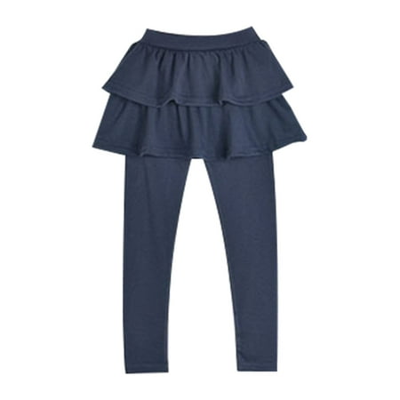 

EnJoCho Girls Leggings Tutu Skirt Pants Kids Cotton Footless Tights 2 12 Years Regular Solid Skirt Pants Casual Rainbow Pants Girls Hot Pants Girls Gymnastic Pants Swim for Girl