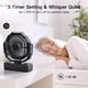 thumbnail image 4 of Ventilador de camping FRIZCOL 3 en 1 recargable 24000mAh con luz negro, 4 of 6