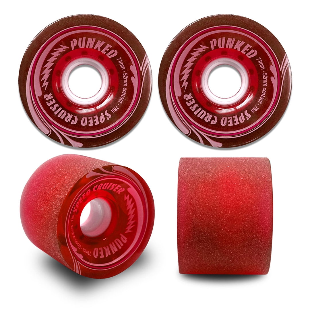 PUNKED Speed Cruiser Speed Cruiser 70mm Longboard Wheels