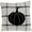 Black and Grey, variant on HomeStock Timeless Trends Transitional Throw Pillow with Pumpkin Design, Decorative Pilow for All Living Room Sofas and Couches-Color:Black and Grey