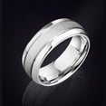 thumbnail image 5 of GY 8mm Titanium Steel Ring for Men Wedding Band Man Ring, 5 of 6