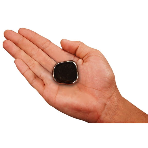 Kidz Rocks Black Magnetic Hematite 1 1/2" Raw Chakra Healing Crystal Rock Mineral Specimen