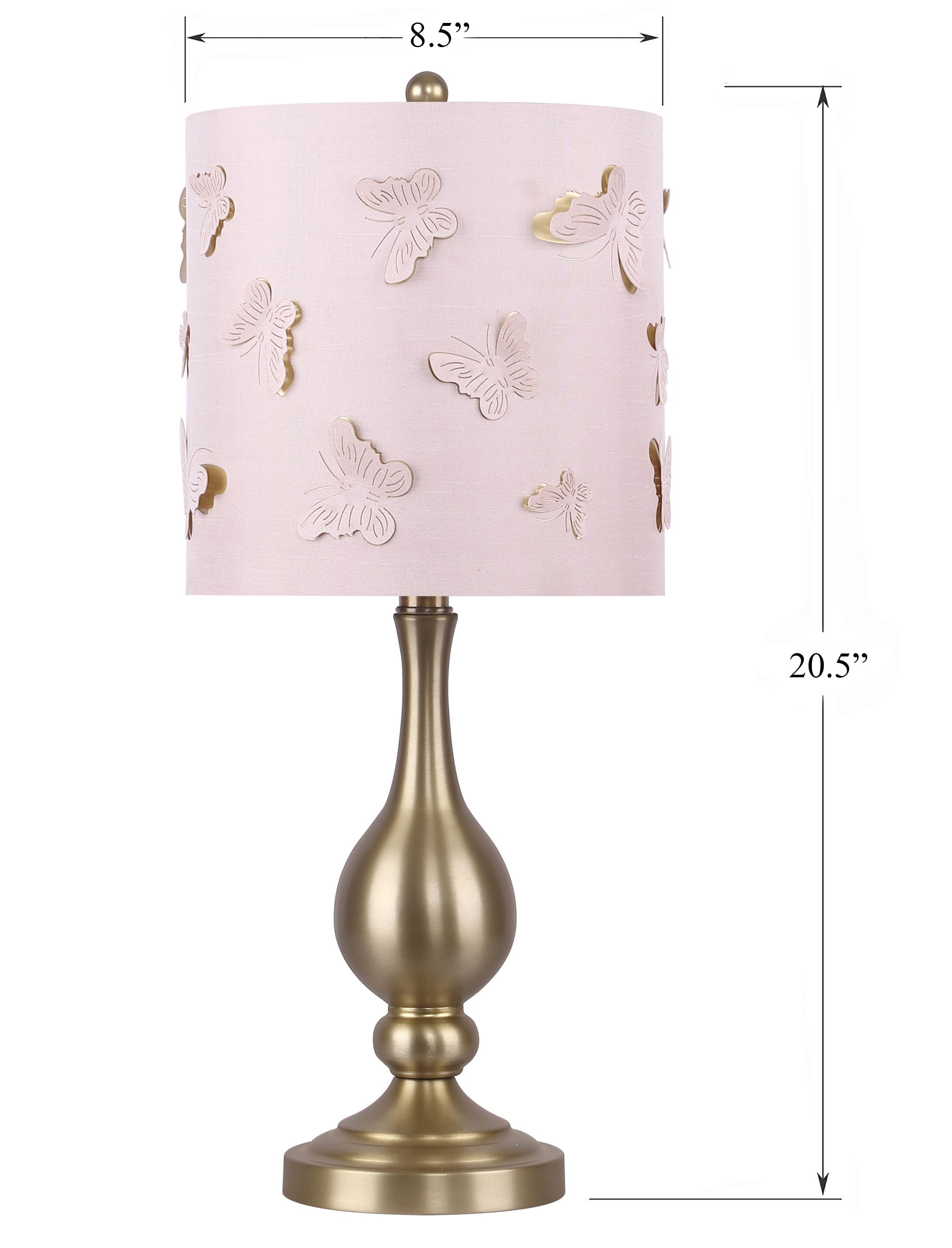 pink butterfly lamp