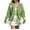 Green, variant on Womens Ribbed Knit Cardigan Embroidery Detail Button Front Open Sweater Coat