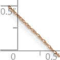 thumbnail image 5 of 14K Rose Gold .5 mm Carded Cable Rope Chain (24 X 0.5) Made In United States 5rr-24, 5 of 5