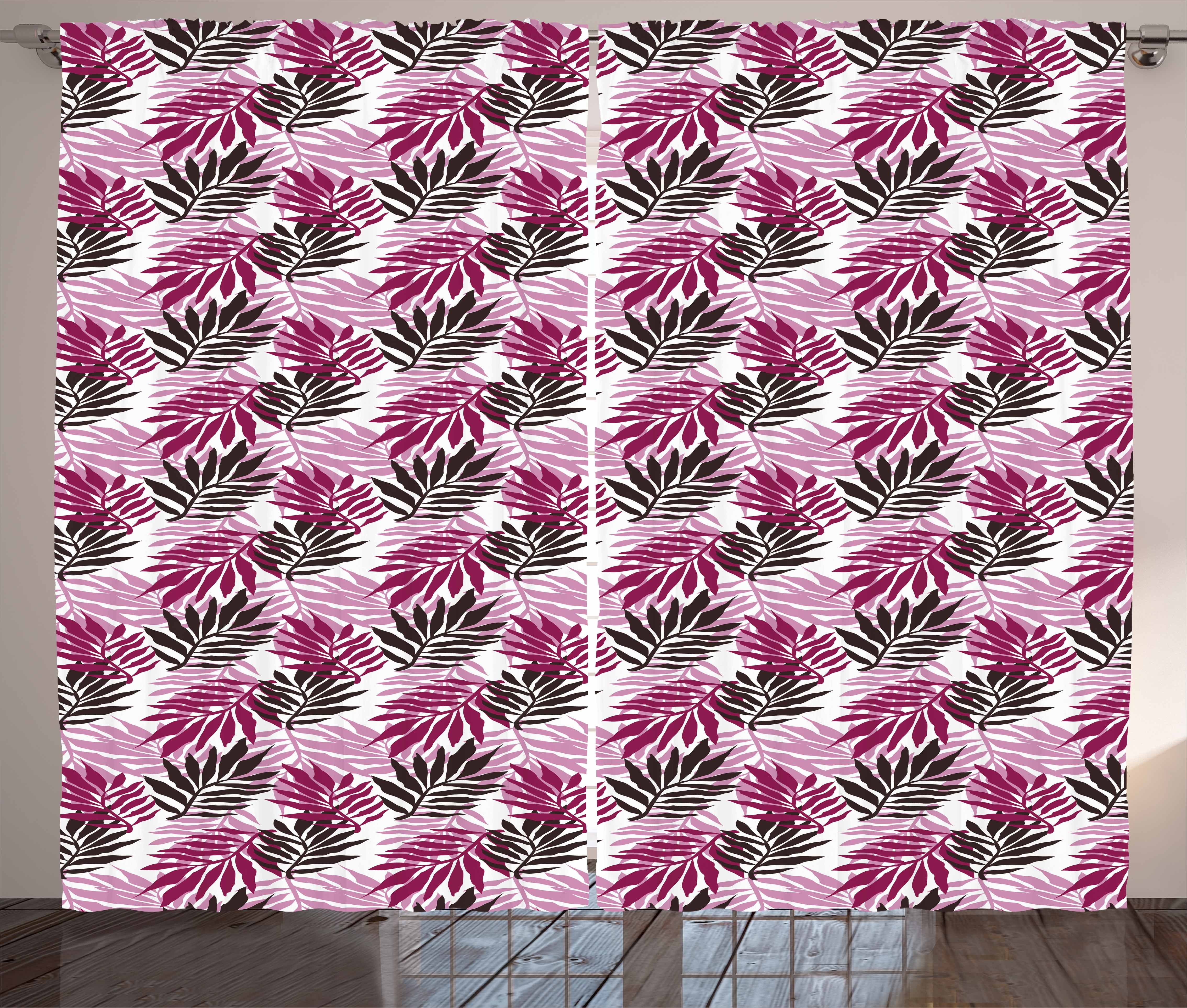 Exotic Curtains 2 Panels Set Tropical Tiendamia Com