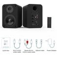 thumbnail image 2 of BESTISAN SR04 - Altavoces Bluetooth para Reproductor de grabación, Altavoz de Estudio Alimentado par, 2 of 8