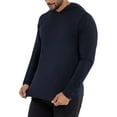 thumbnail image 4 of X RAY JEANS Mens Long Sleeve Hooded T-Shirt, Navy, L, 4 of 6