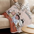 thumbnail image 2 of You & Me And Our Fur Babies - Personalized Couple Blanket, 2 of 6