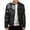 Black#D, variant on HAPIMO Savings Leather Jacket Men's Casual Stand Collar Slim Leather Sleeve Bomber Jacket Faux Leather Biker Jacket Clearance Black L