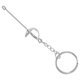 thumbnail image 5 of Cercado de llavero espada metálico pequeño llavero decorativo pequeño llavero portátil portátil llavero, 5 of 5