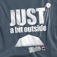 thumbnail image 2 of Major League T-Shirt Just A Bit Outside Unisex Graphic Tee For Men & Women, 2 of 7