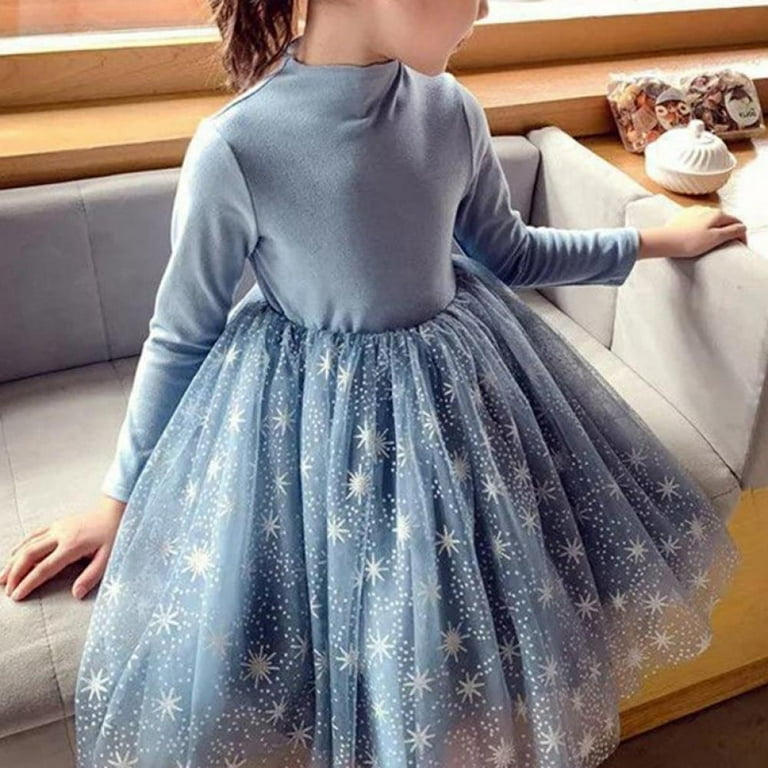 Bullpiano Toddler Kids Girls Long Sleeve Dot Pleated Bullpiano Toddler Kids Girls Long Sleeve Dot Pleated