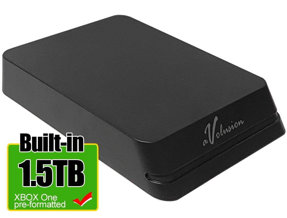 Avolusion Mini HDDGear Pro 1.5TB USB 3.0 Portable External Gaming Hard Drive for XBOX (XBOX One Pre-Formatted) HD250U3-X1-PRO-1.5TB-XBOX - 2 Year Warranty