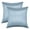 Blue, variant on Aiking Home 18x18 Inches Faux Silk Square Throw Pillow Cover, Zipper Closure, Sand (Set of 2)