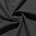 thumbnail image 4 of Ceisia Men's Textured Waffle Knit Short Sleeve Polo Shirt Black XL Gifts for Father, 4 of 9