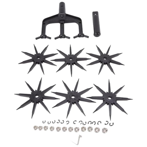 MOMOJIA Efficient Rotary Tiller Cultivator for Home Lawn and Garden Soil Preparation