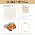 thumbnail image 2 of HLONK Fox Punch Needle Kits Adults Beginner  Handcraft DIY Craft Hoop Kit with Instructions Home Decor, 2 of 6
