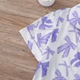 thumbnail image 5 of KinKnit New Valentines Pajamas for Women Cute Bow Heart Printed Pajamas 2 Piece Pajama Set Plus Soft Short Sleeve Button Down Sleepwear Pjs, 5 of 11