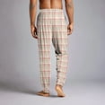 thumbnail image 4 of Fabrcox Joggers Men's Pajama Pants M-Xl Xxl Xxxl Oversized Pajama Pants with Pockets Soft Comfy Sleep Bottoms Full Length Loungewear Pants Pink 2XL, 4 of 5