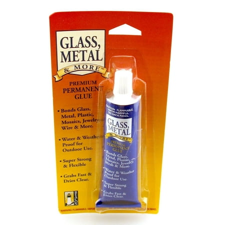 Glass, Metal and More Premium Permanent Glue 2 oz. (pack of