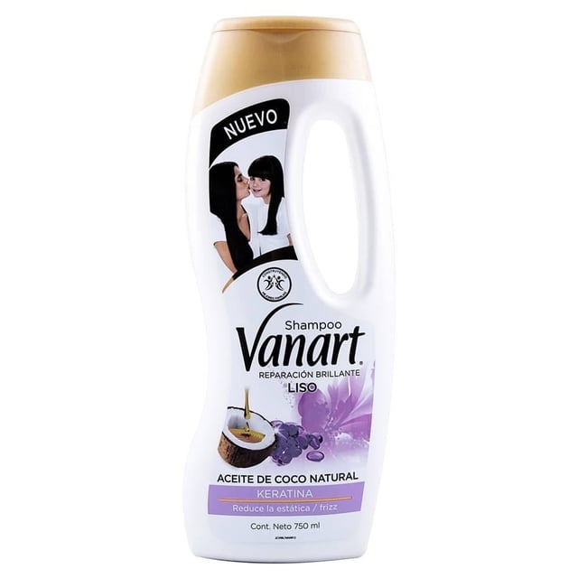 Shampoo Vanart Cabello más liso y brilloso 750ml