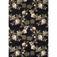 thumbnail image 1 of Achim FERRERA103 5.2 x 7.7 in. Ferrera Collection Area Rug, Lily & Black, 1 of 1