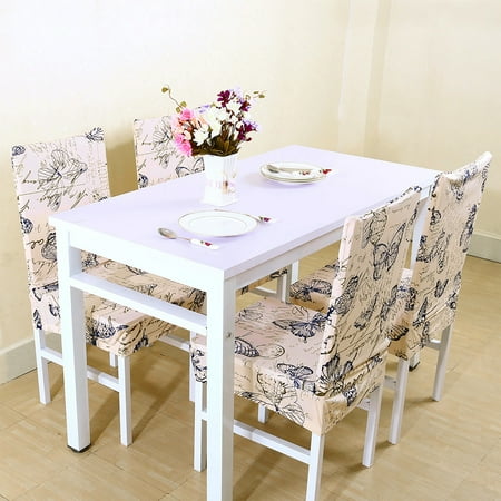 Piccocasa Stretch Dining Room Chair Cover For Shorty Parson Chair 1