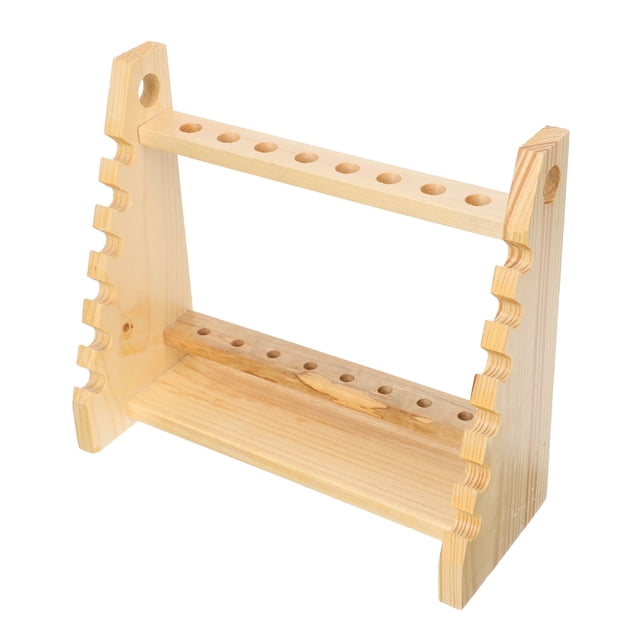 OUNONA 1Ud Soporte Multifuncional De Madera Para De Con Acabado Natural Para Hospital
